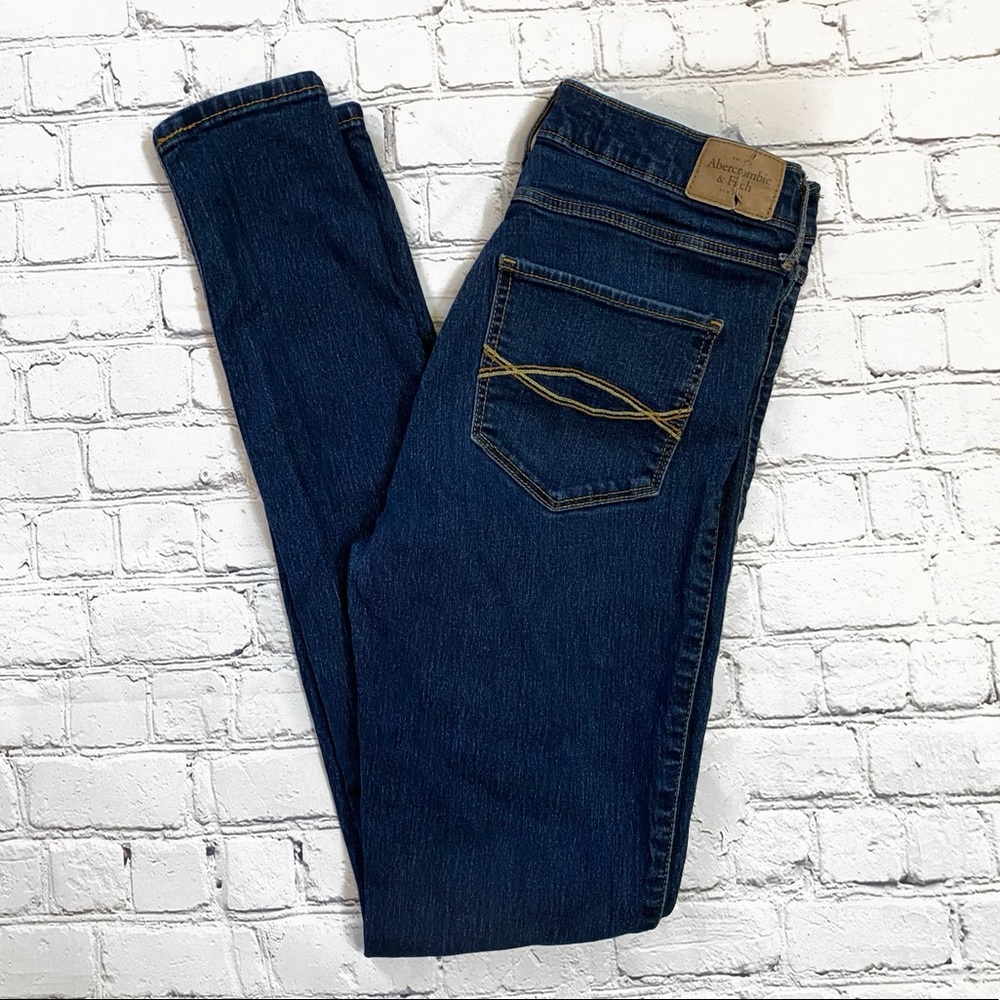 abercrombie & fitch high rise skinny jeans
